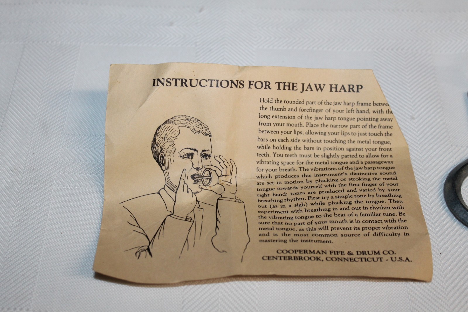 Cooperman Fife and Drum Company Jaw Harp