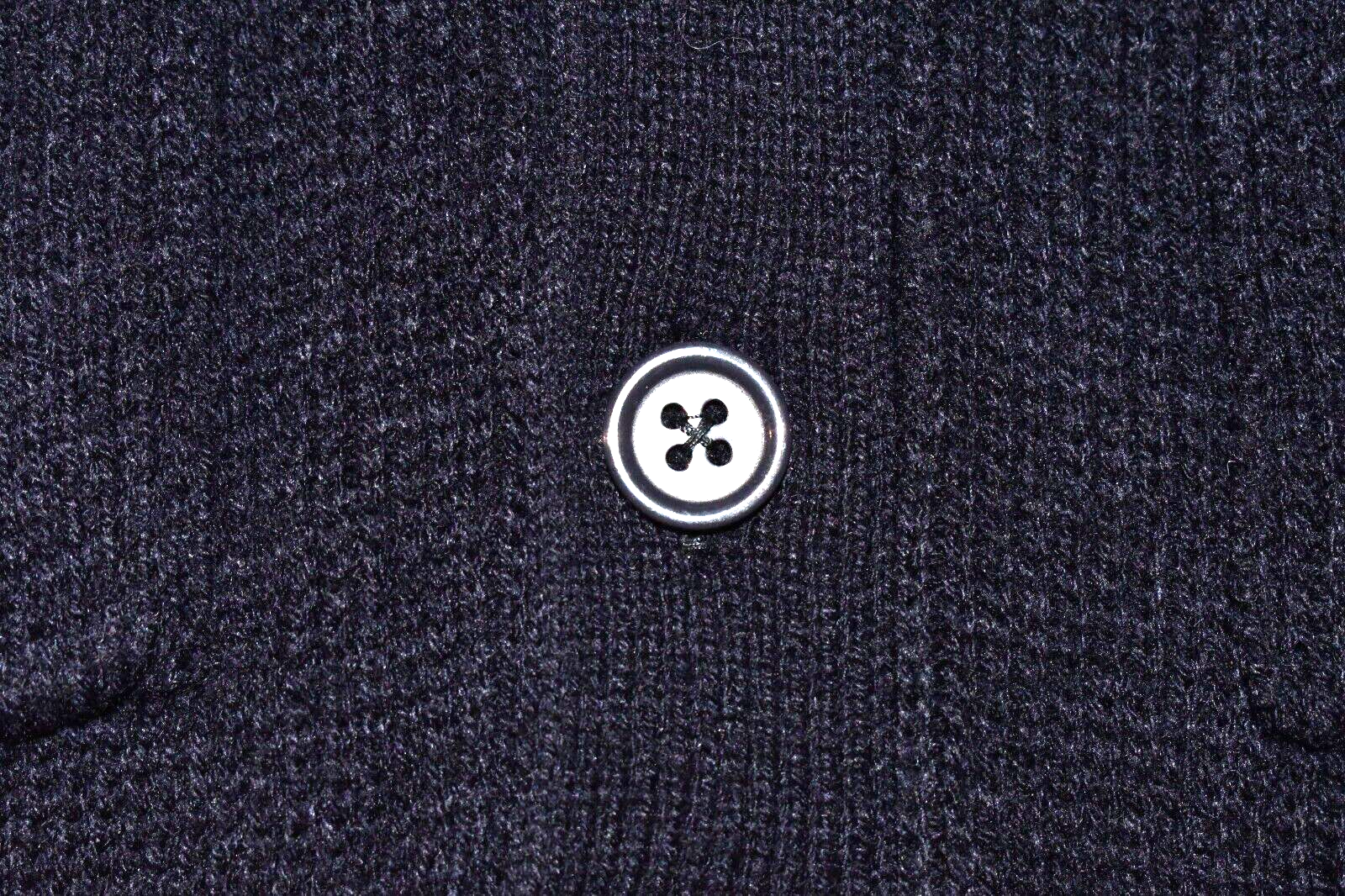 NWT Cotler Long Sleeve Button Up Cardigan Sweater Unisex Boys Girls Size 12 Navy - Picture 7 of 21