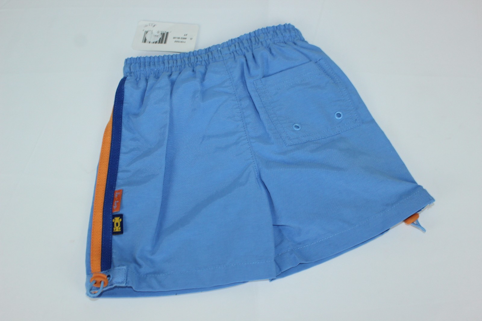 2T NWT Le Top Boys Blue Race Car Swimsuit Shorts