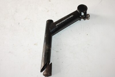 Vintage 90's Black Mongoose Quill Stem 120mm 25.4mm 43º Rise 22.2mm USA Shipper!