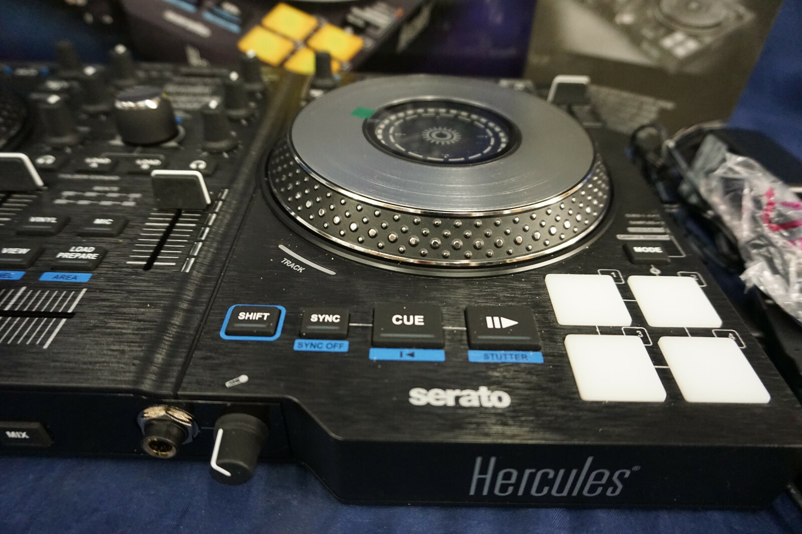 Hercules DJ Control Jogvision Equipment Controller USB Mixer W/Box