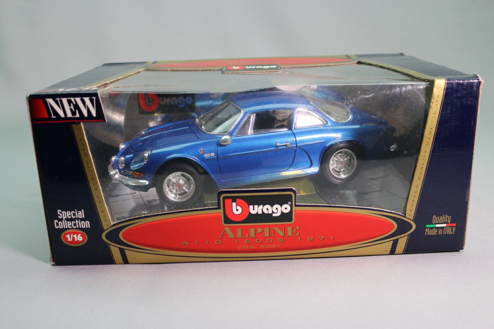 ミニカー ALPINE A110 1600S 1971 1/16 Bburago Burago 1:16 Diecast Special Collection Blue 1971 Alpine