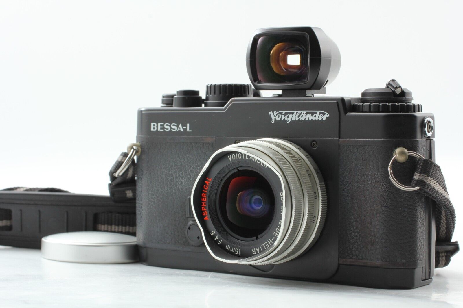 フォクトレンダーベッサL BESSA-L BLACK Voigtlander Bessa-L Black, 25mm f4, Finder 10802 – Camera West