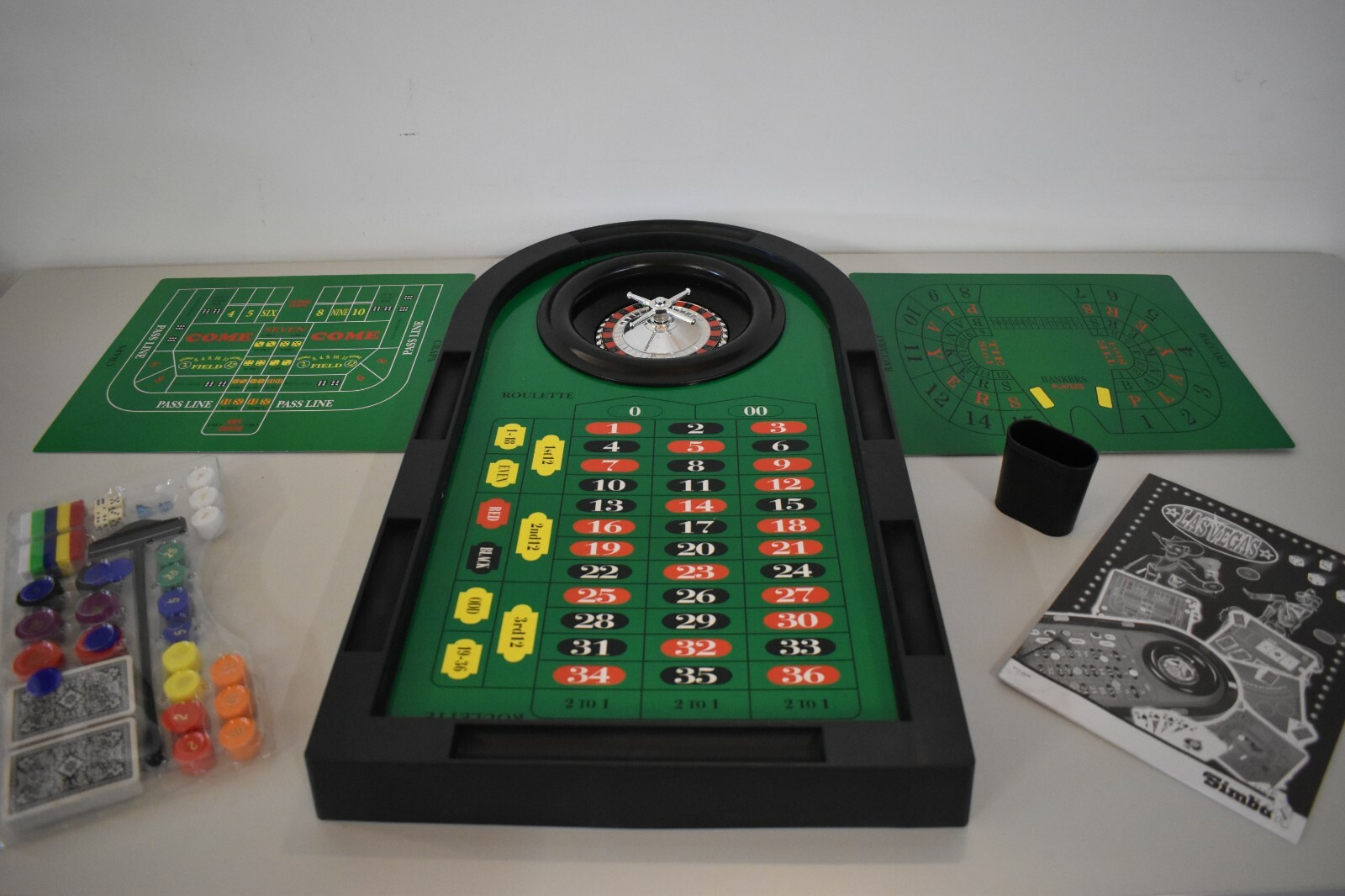 Simba Las Vegas Casino 5 Spiele Craps, Baccara, Poker, Black Jack, Roulette