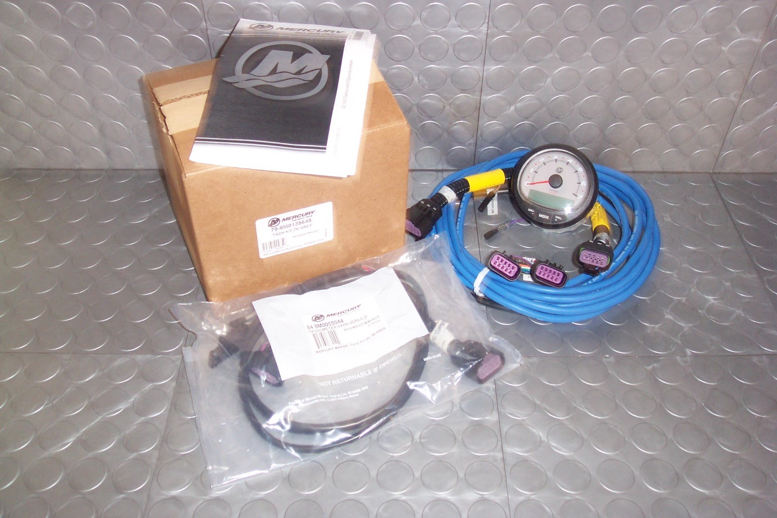 FOG パッチ おまけ付き Mercury SmartCraft SC1000 Tachometer Grey P/N#: 79