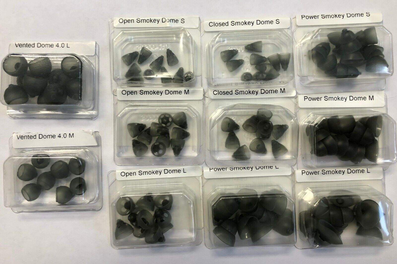 Phonak Domes Smokey & 4.0 all sizes 10 domes/Pack Paradise M