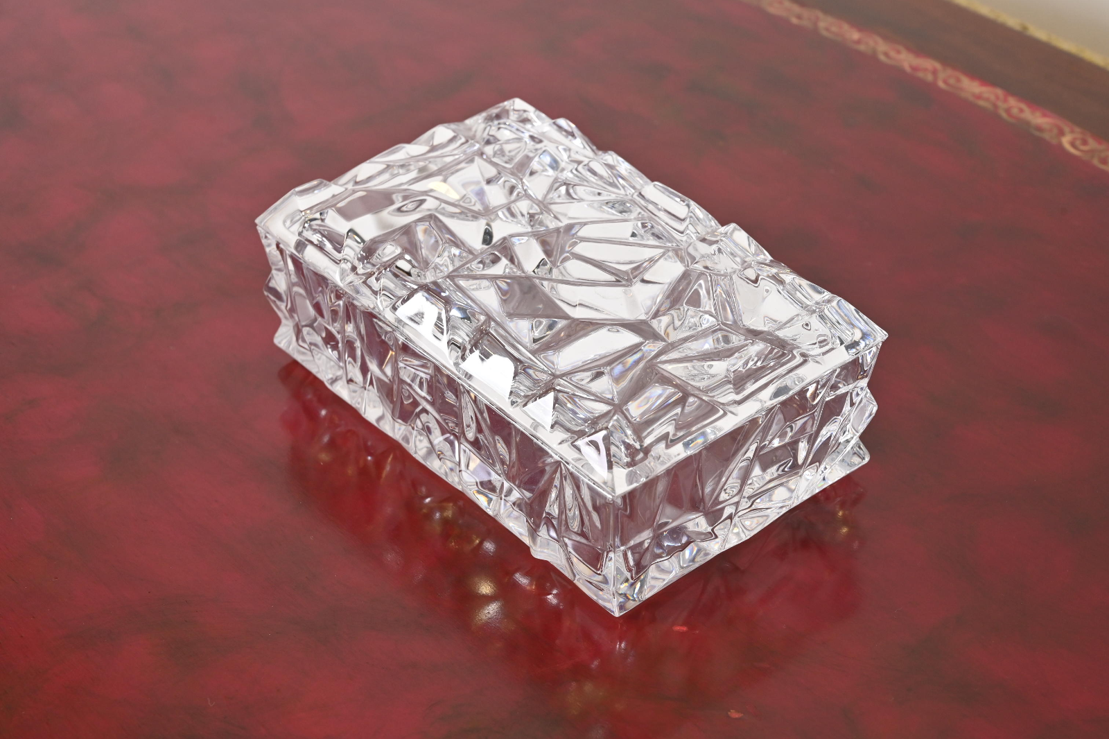 Tiffany & Co. Clear Faceted Crystal Dresser Box | eBay Tiffany & Co. Clear Faceted Crystal Dresser Box | eBay
