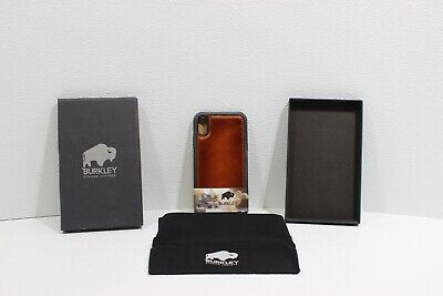 Burkley Case York Premium Genuine Leather Slim & Lightweight Flex Snap-on 6.1'' 