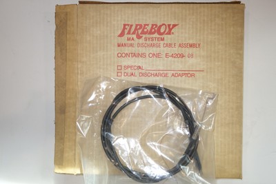 FIREBOY MANUAL DISCHARGE CABLE 8FT A6831-008 E-4209-08 MARINE BOAT
