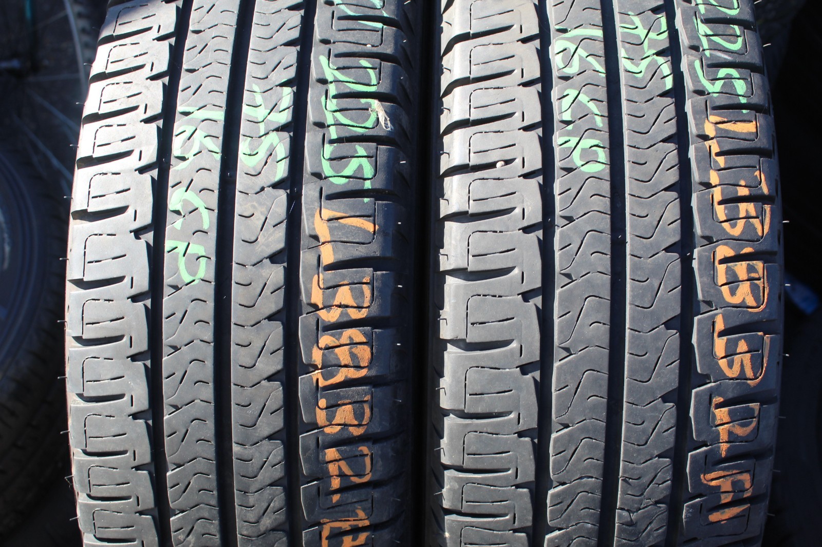 225 75 16CP Michelin, Agilis Camping, 116Q, x2 A Pair 7.2mm (F1_tyres) L3832
