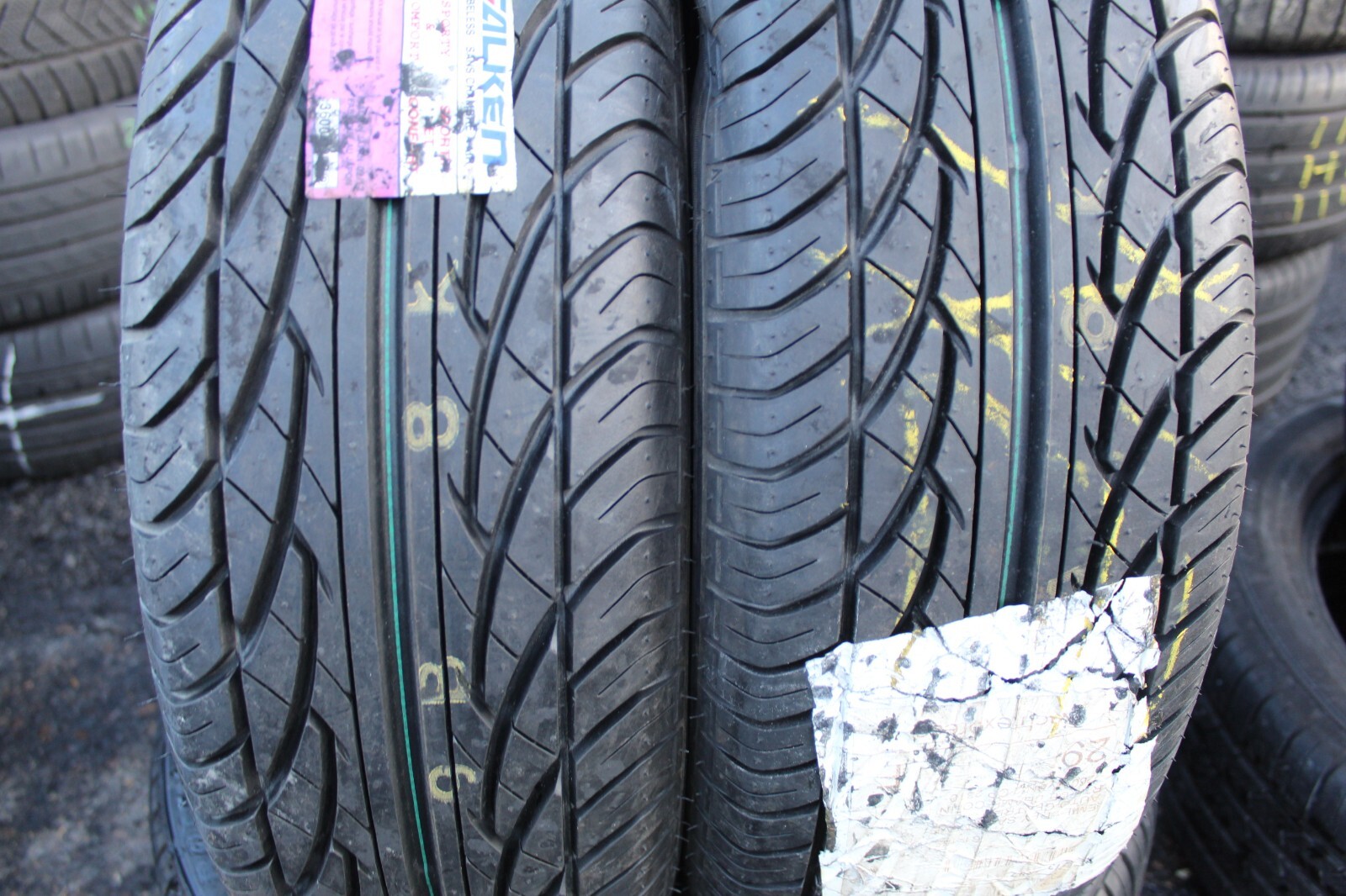 New 215 65 15 Falken, ZE326, 96H, x2 A Pair (F1_tyres) FOD L498