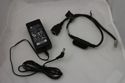 Polycom POE Injector cable 2457-40054-001 with power supply (48v) 1465-42740-003