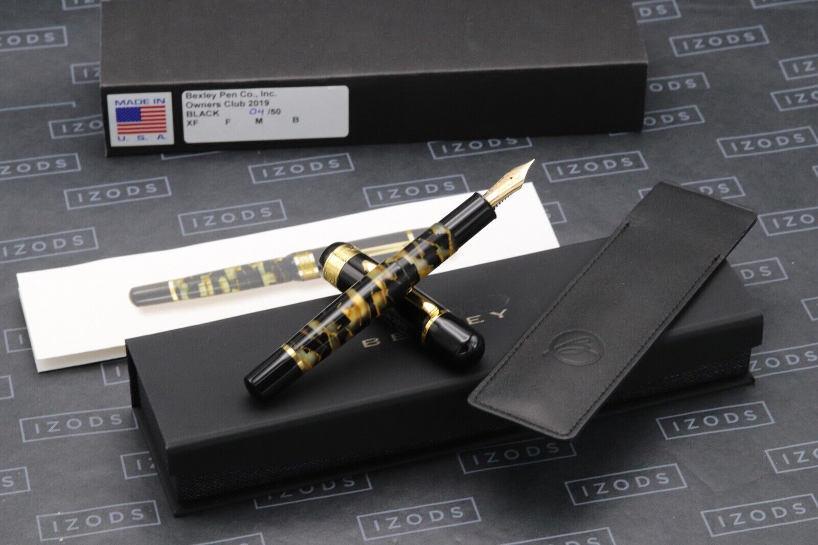 Bexley 2019 Owners Club Black Lucens Limited Edition Fountain Pen