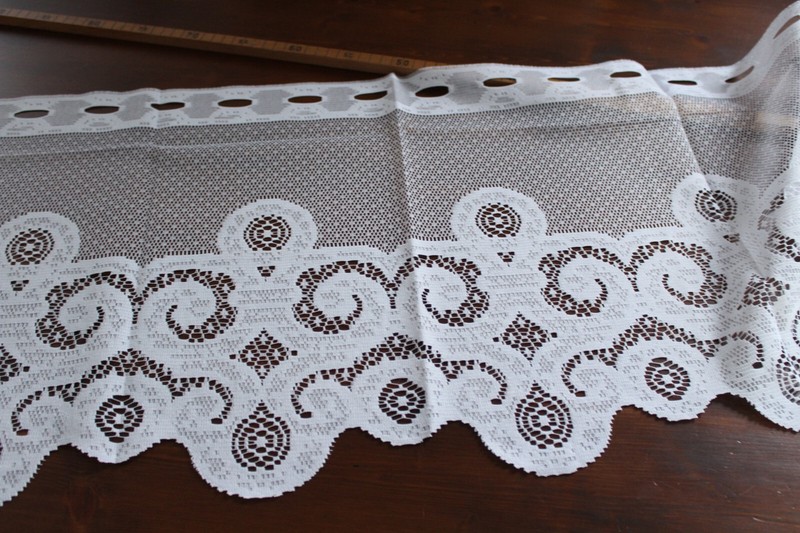 Bistrogardine 1,80 M X 38 Cm Gardine Scheibengardine Rest Von Meterware Sonderpr