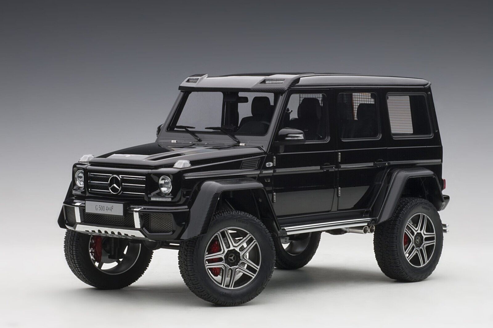 MERCEDES-BENZ G500 2 SQUARED 4X4 GLOSS BLACK 1:18 AUTOART MERCEDES-BENZ G500 2 SQUARED 4X4 GLOSS BLACK 1:18 AUTOART