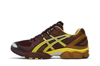 Pre-owned Asics Ub3-s Gel Nimbus 9 'rum Raisin' 1201a442-600 In Rum Raisin/green Sheen
