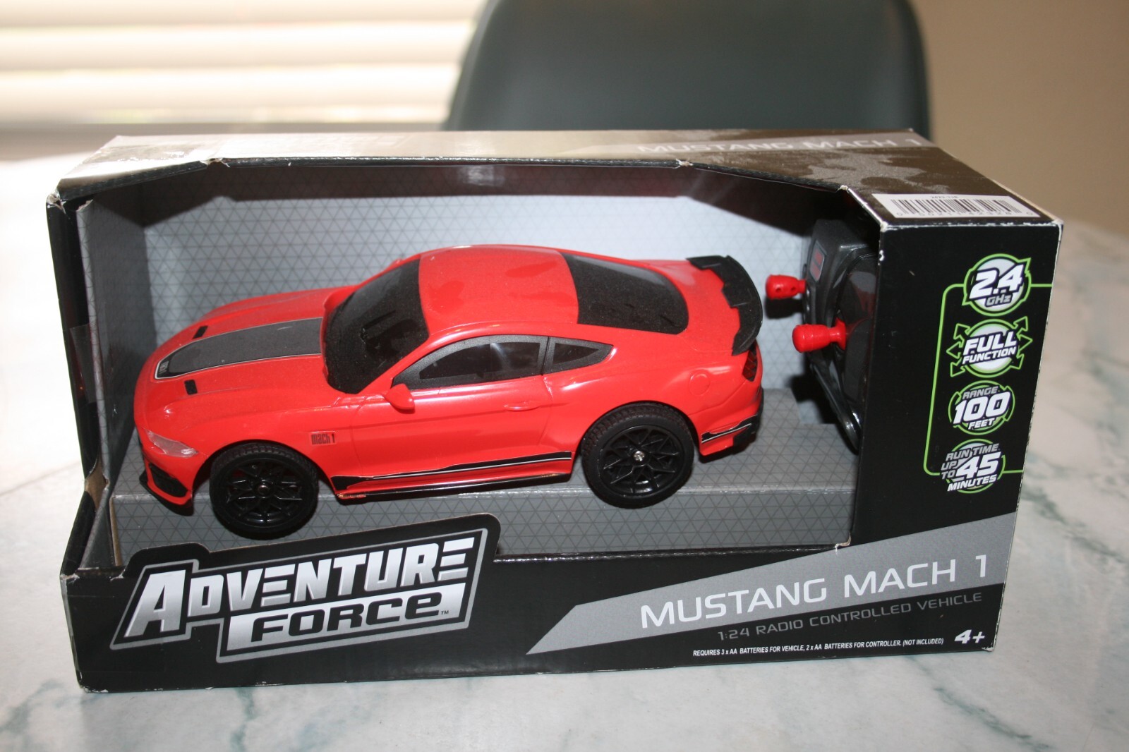 Mustang Mach 1 1:20 ラジコンカー Adventure Force Mustang Mach 1 Radio Controlled Vehical NIB