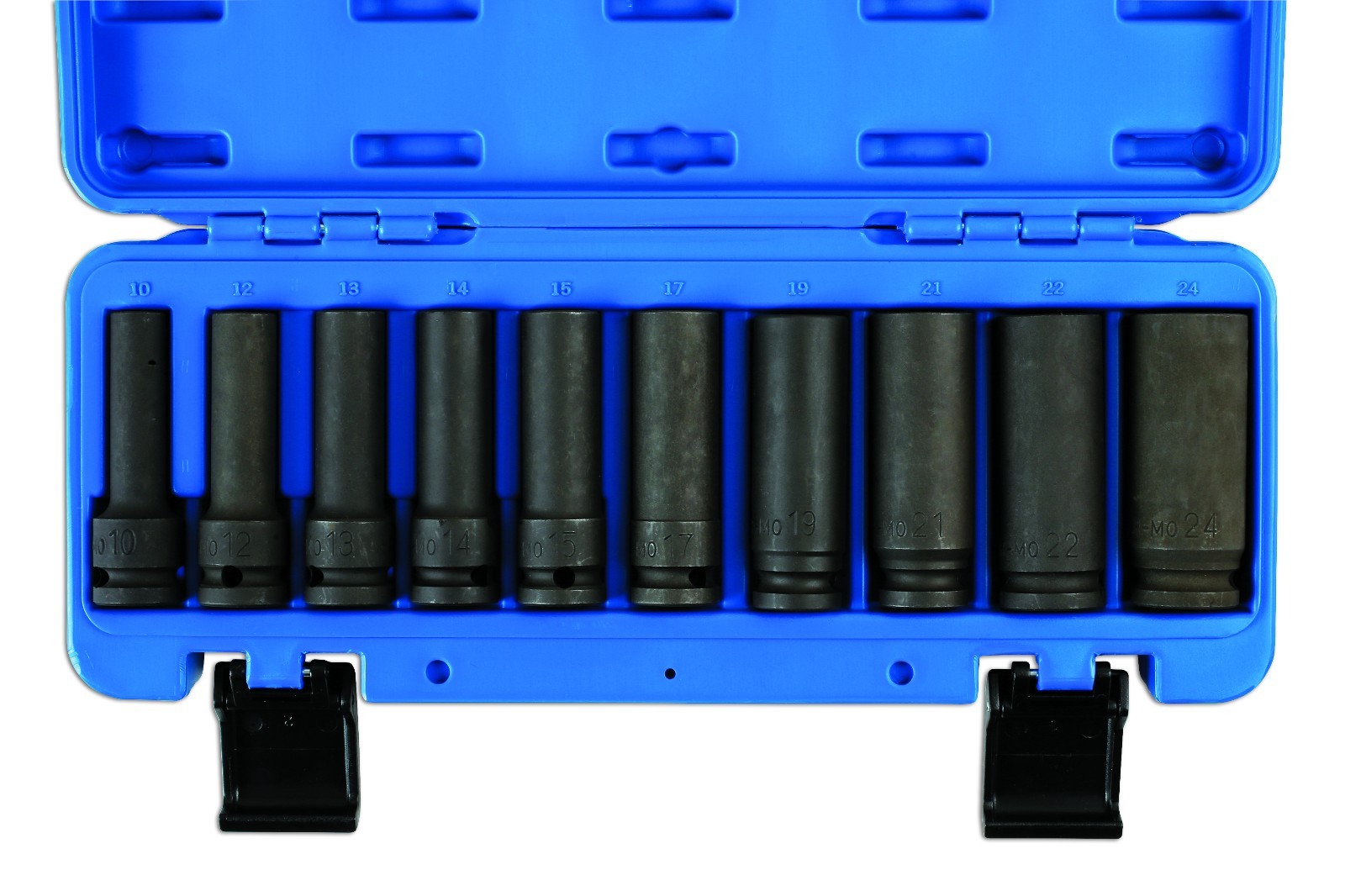 DEEP AIR IMPACT SOCKET SET 1/2 DRIVE 10pce 10MM 24MM (12PT) DOUBLE CUT BIHEX eBay