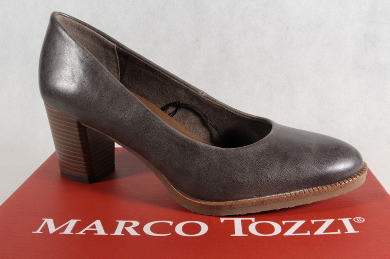 Marco Tozzi Escarpins Ballerines Poivre Semelle IntÃ©Rieure Souple 22455 Neuf