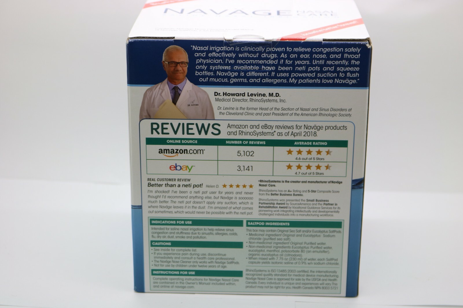 NAVAGE NASAL CARE SALINE NASAL IRRIGATION