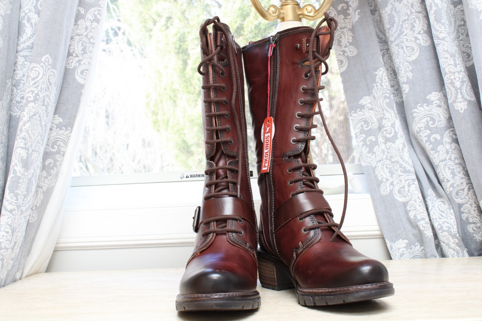 New Pikolinos Leather Lace-Up Mid Boots - San Gabriel New Pikolinos Leather Lace-Up Mid Boots - San Gabriel