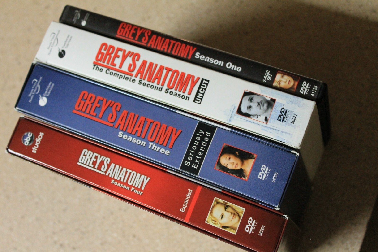 GREY'S ANATOMY Collection - Seasons 1-4 - Ellen Pompeo, Patrick Dempsey