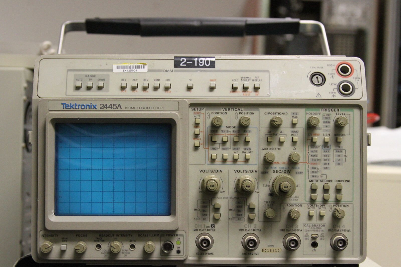 Tektronix 2445A 150MHz 4 Channel Oscilloscope 120V | eBay Tektronix 2445A 150MHz 4 Channel Oscilloscope 120V | eBay