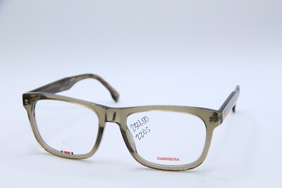 NEW CARRERA 249 10A CLEAR BROWN GOLD AUTHENTIC FRAMES EYEGLASSES 55-18