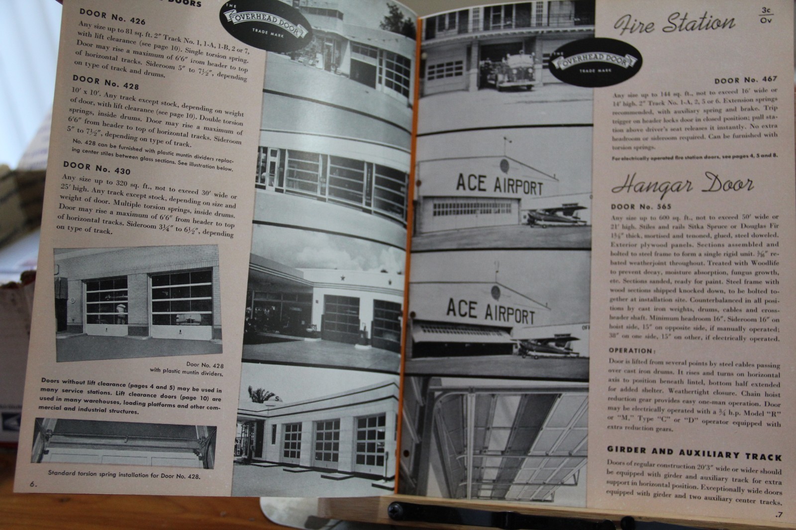 Brochure Overhead Door Corporation Hartford City Indiana IN Vintage 1951 Vintage