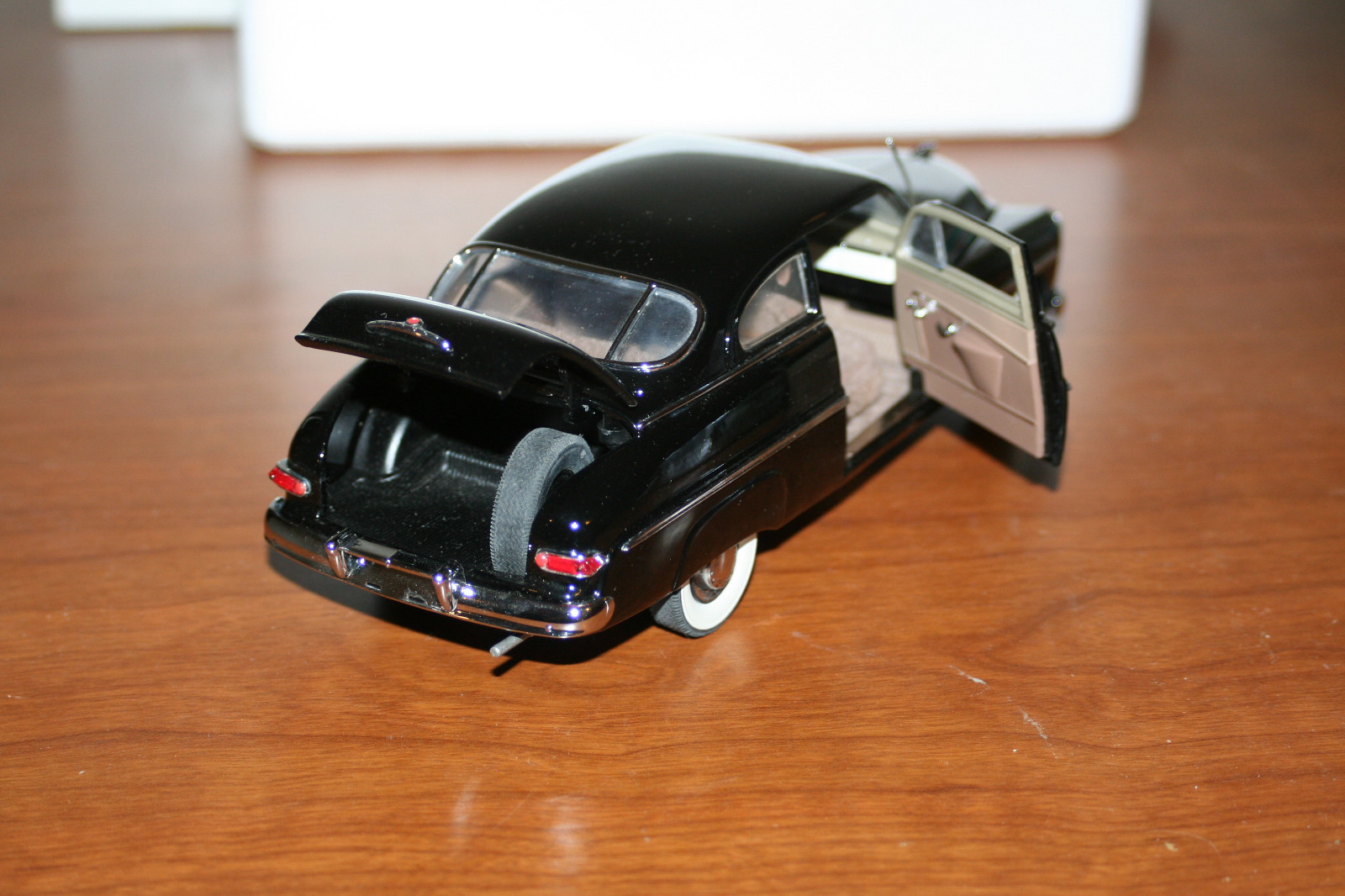 The danbury mint 1949 Mercury Club Coupe Black In Box.