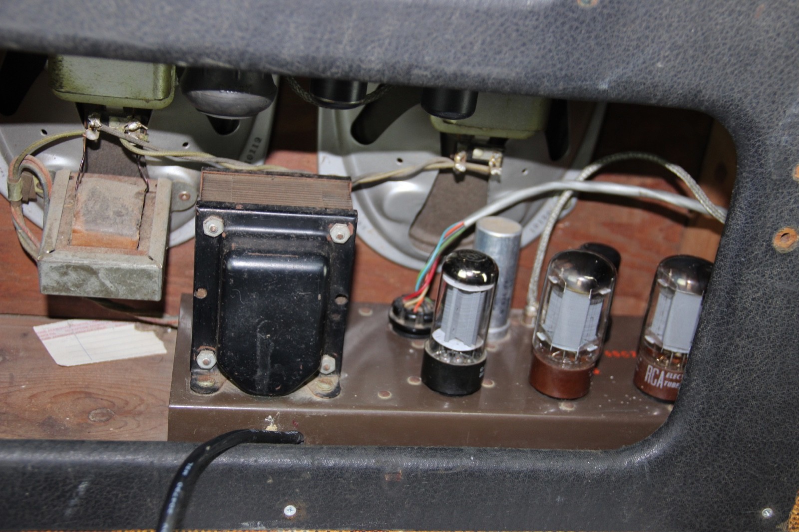 Supro Valco Built Model 1650T Brentwood Tube Amplifier 1955 Tweed