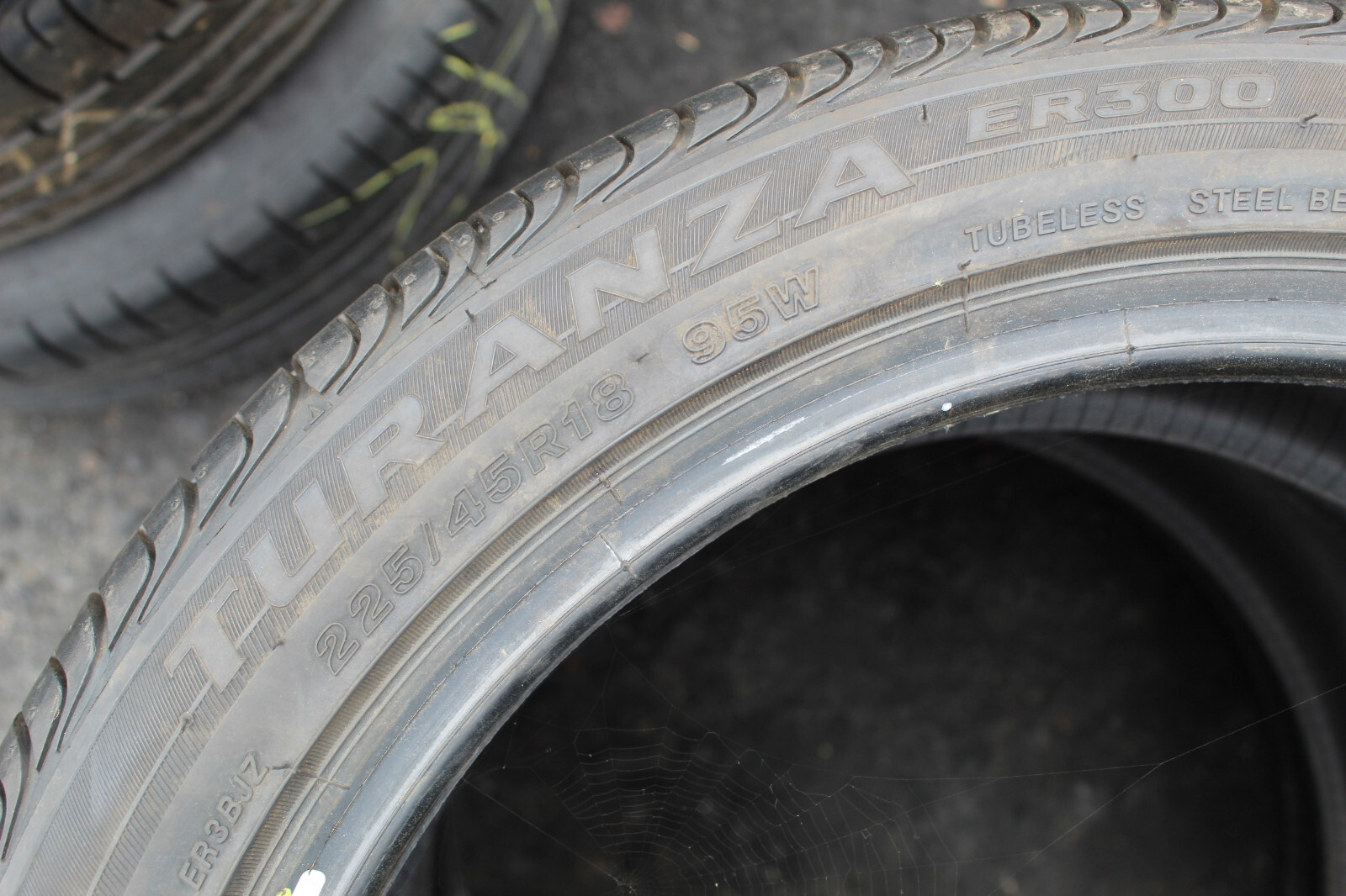 New 225 45 18 Bridgestone, Turanza ER300, XL, 95W, x2 A Pair (F1_tyres) L2596