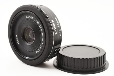 Canon EF-S 24mm F2.8 STM Pancake Lens for canon EFS Mount from Japan Excellent++