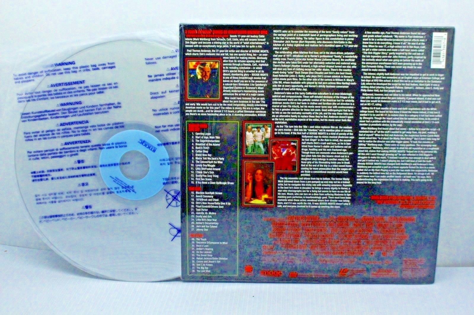 Boogie Nights (1997) Laserdisc LD [ID3967LI] Widescreen Letterbox