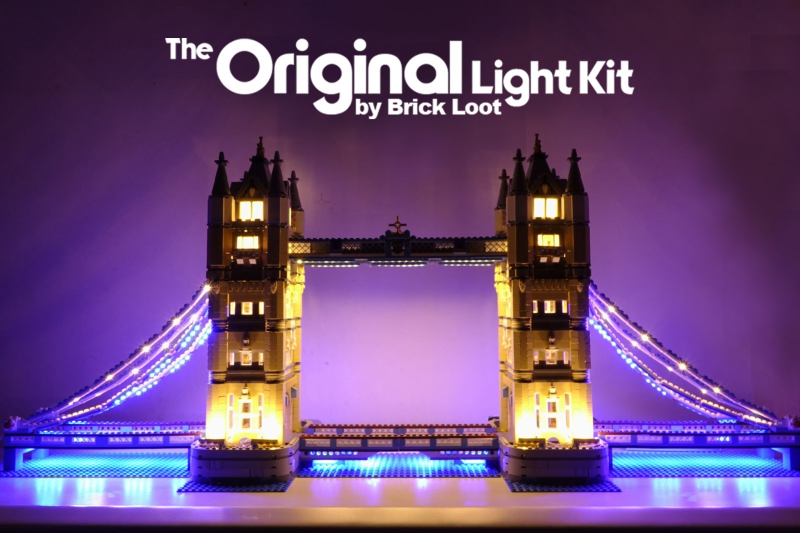 lego tower bridge lights