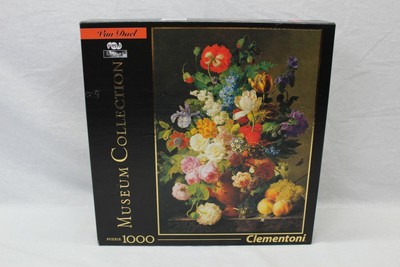 Van Dael Bowl of Flowers Clementoni 1000 Jigsaw Puzzle Museum Collection 