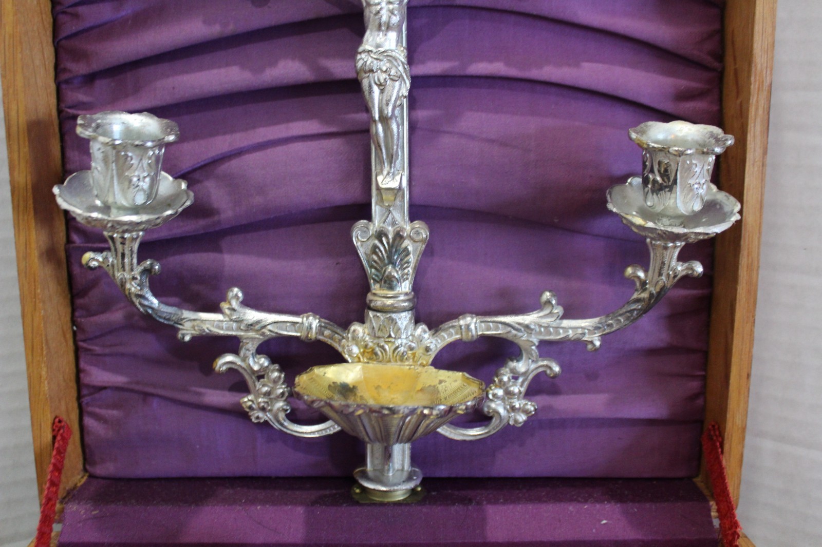 ANTIQUE VICTORIAN EXORCISM - SICK CALL -LAST RITES TRAVELING STAMPED 1897