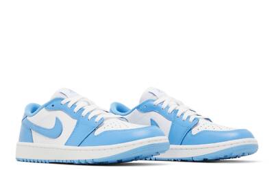 Pre-owned Jordan Air  Air  1 Low Golf 'unc' Dd9315-100 In White/university Blue