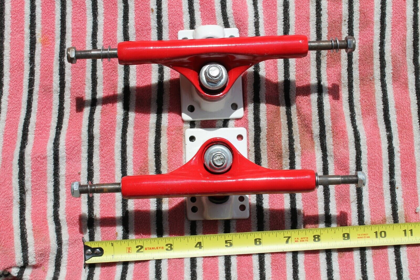 ACTION SPORTS Red White Rare 1980's Vintage 9.25in. Axle ACTION SPORTS Red White Rare 1980's Vintage 9.25in. Axle
