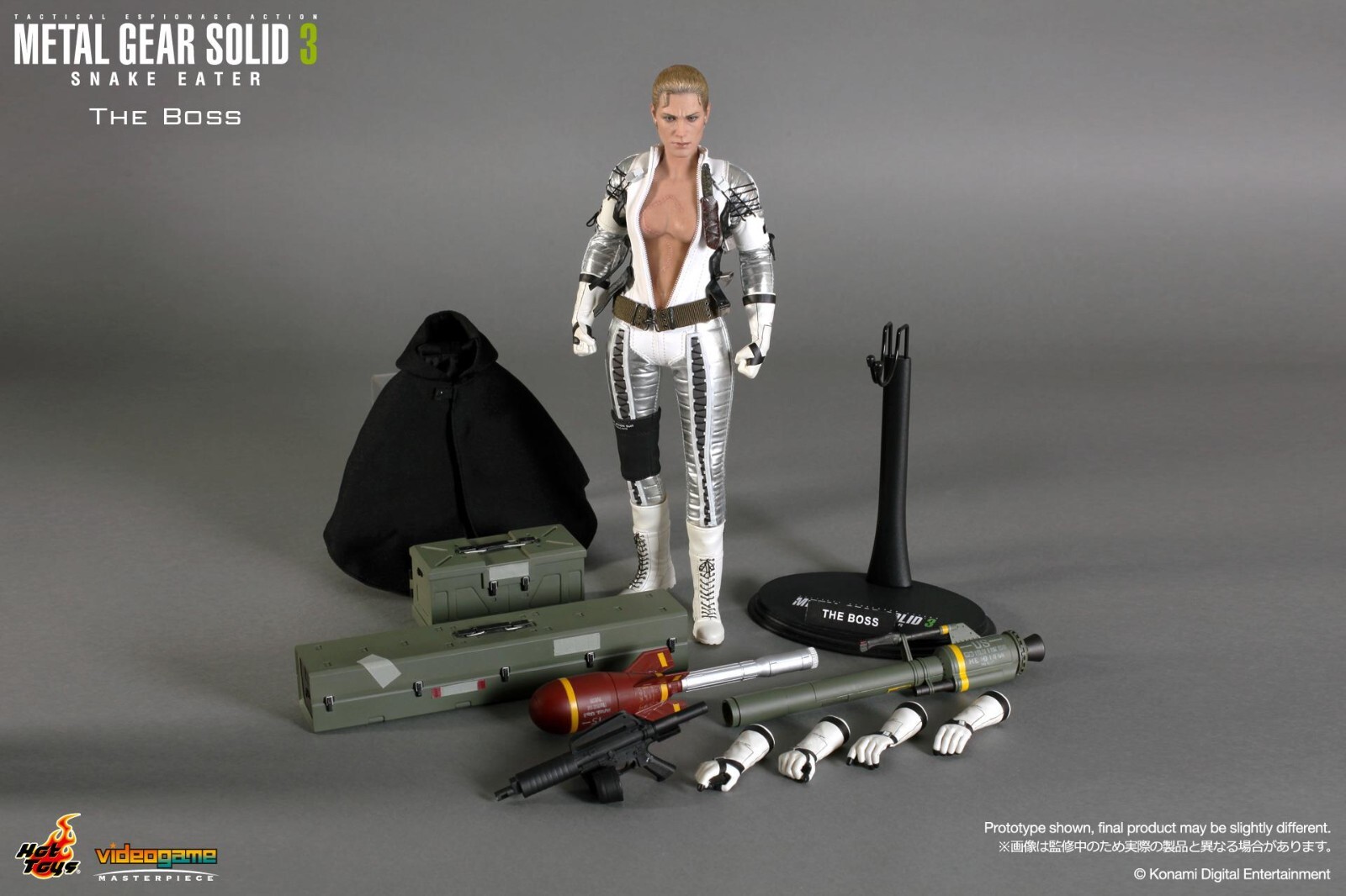 L GEAR SOLID 3 SNAKE EATER フィギュア New HOT TOYS VGM14 Metal Gear Solid 3: Snake Eater The Boss