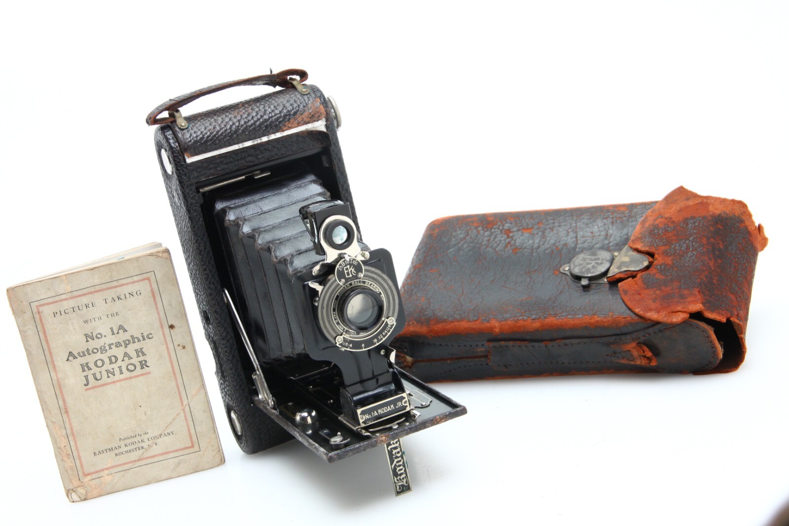 Kodak No. 1A Autographic Junior w/ case and manual | eBay Kodak No. 1A Autographic Junior w/ case and manual | eBay