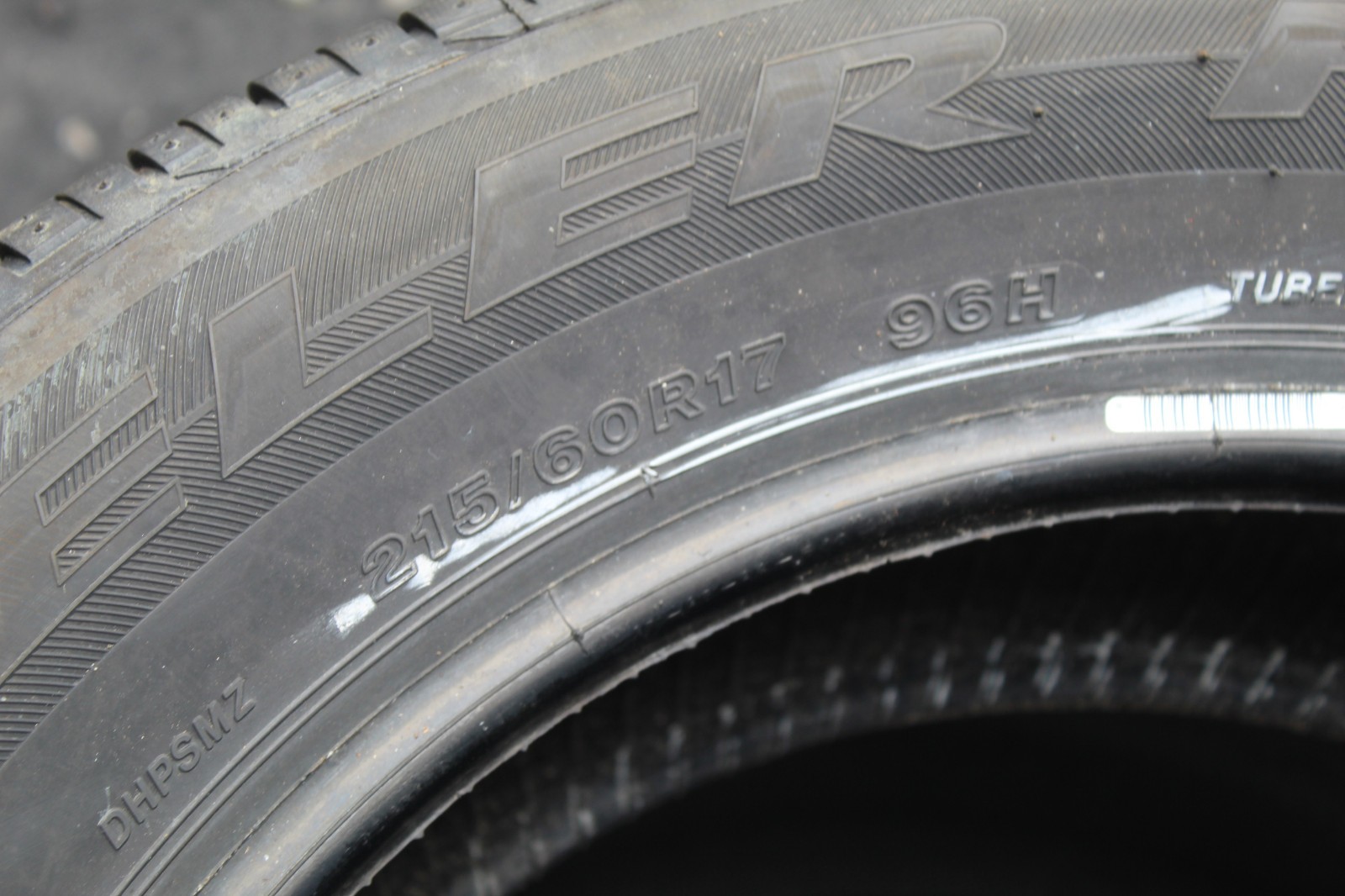 New 215 60 17 Bridgestone, Dueler HP Sport, 96H, x1 Single Tyre (F1_tyres) L3715