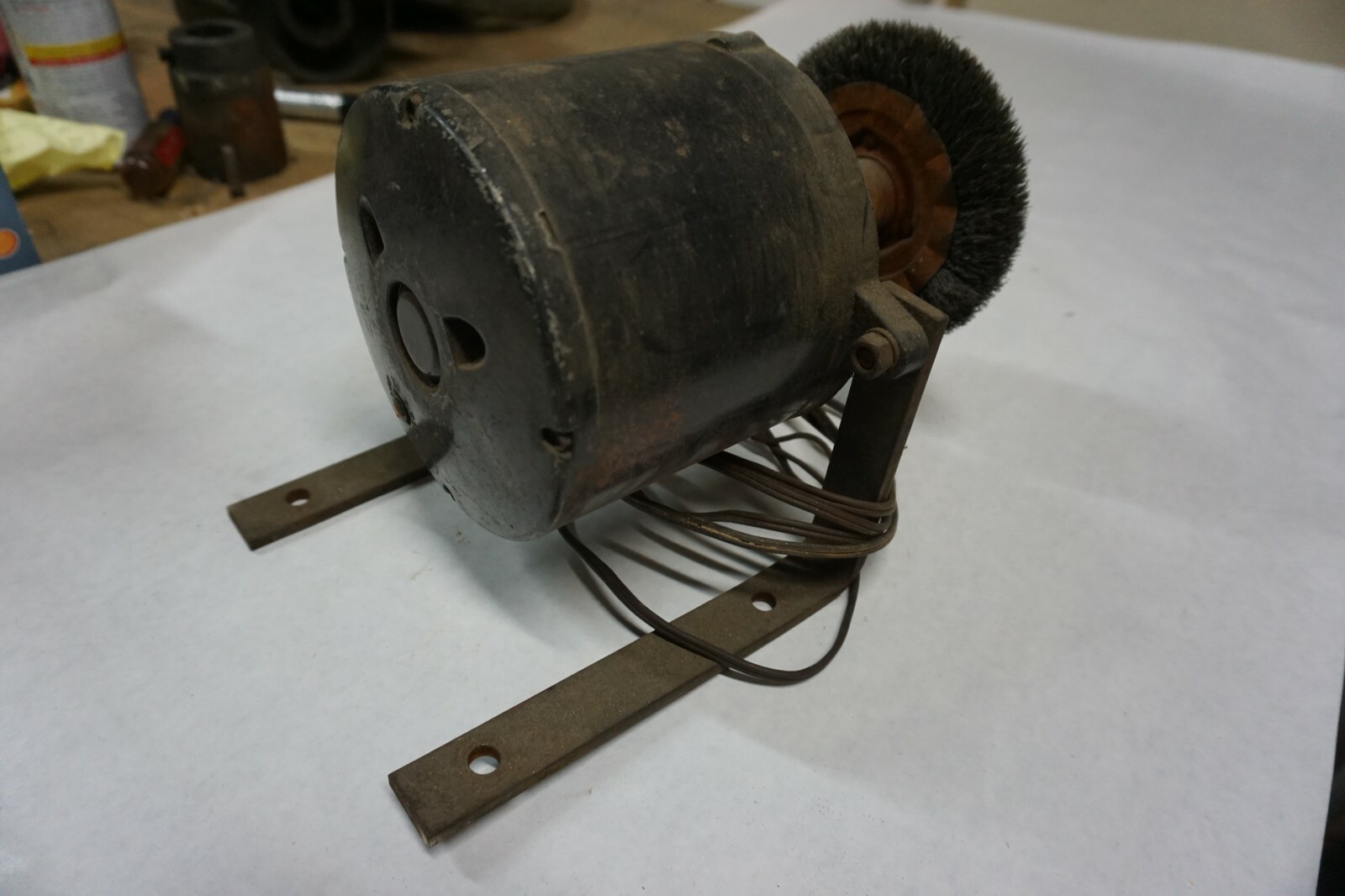 Homemade Powered Wire Wheel Deburring/Polisher