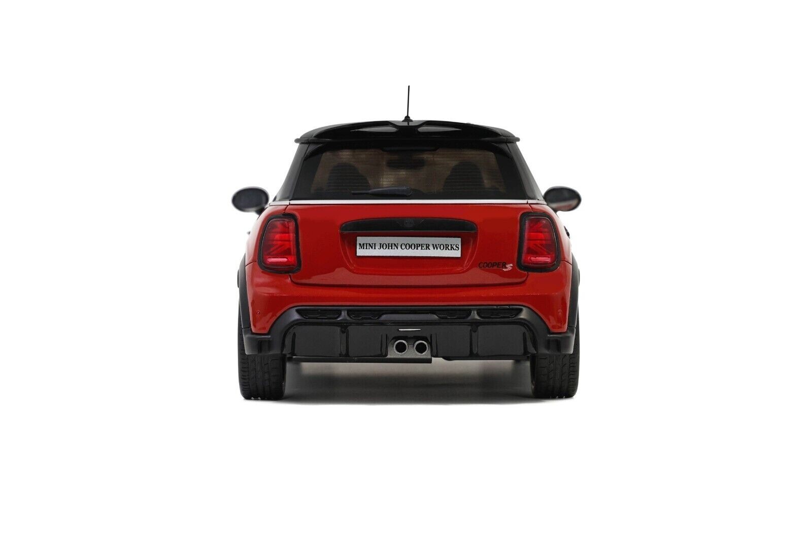 ミニチャンプス　1/18　ミニクーパー 1/18 Mini Cooper S JCW Package 2021 Red Resin Model Car by