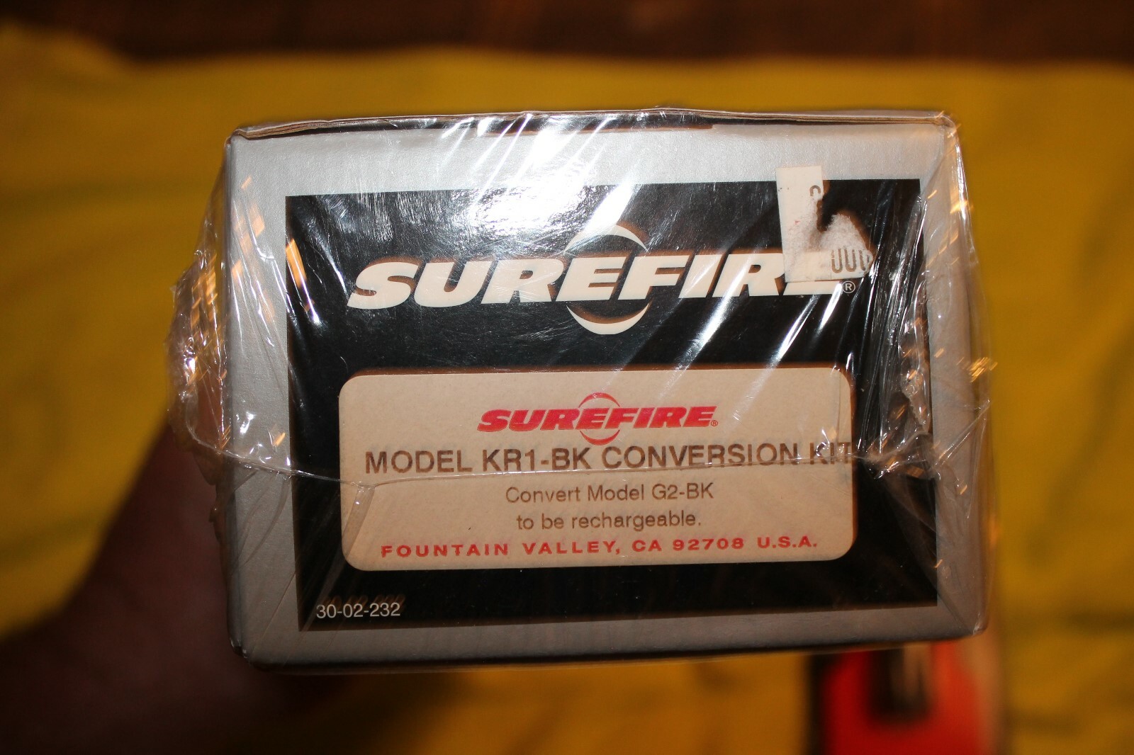 Surefire G2 nitrolon flashlight with a surefire nitrolon conversion kit