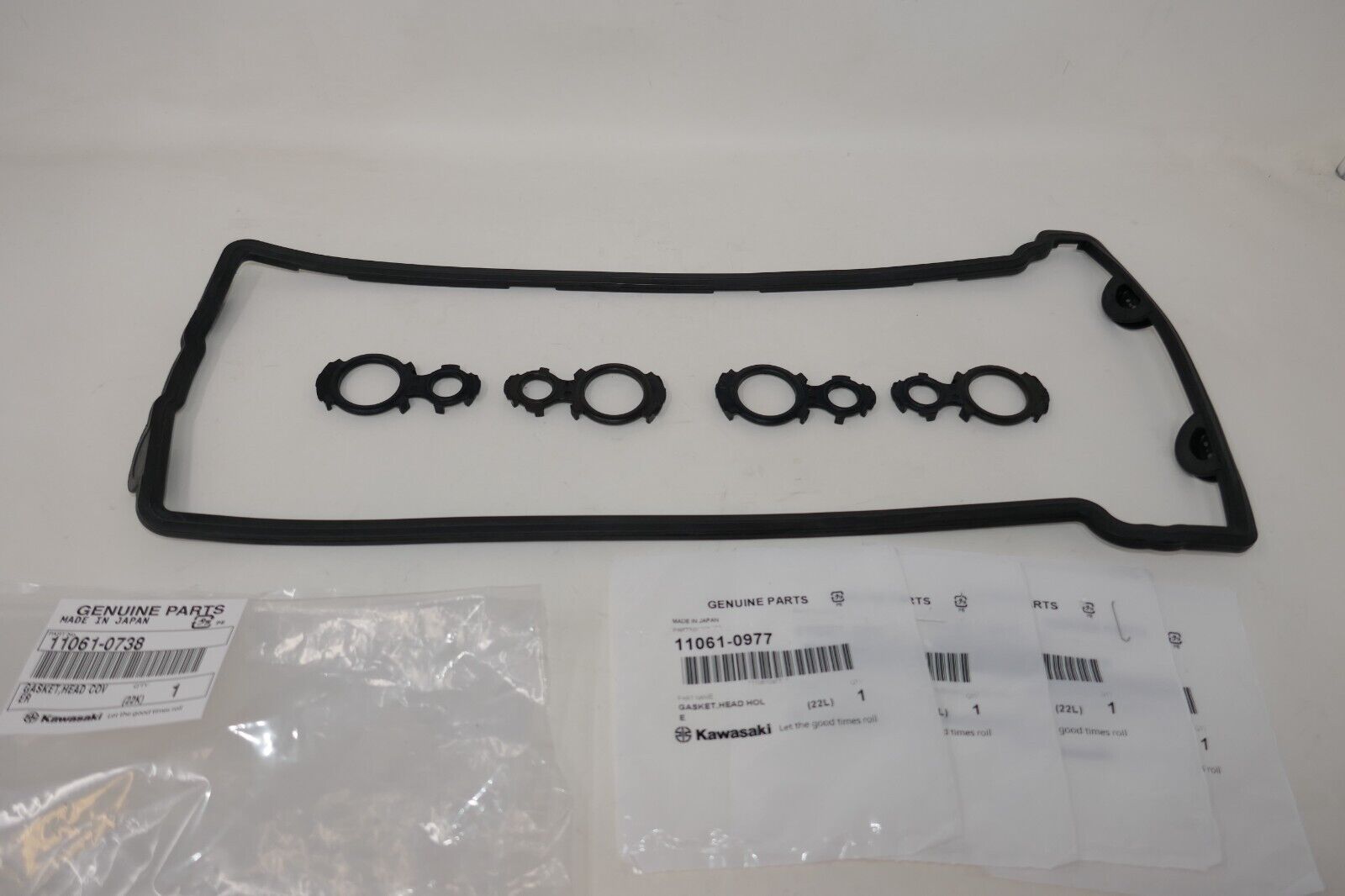 2006-2023 Kawasaki ZX14 ZX14R OEM Valve Head Cover Gasket W 2006-2023 Kawasaki ZX14 ZX14R OEM Valve Head Cover Gasket W