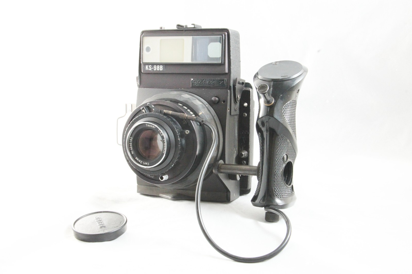 グラフレックス XL KS-98B PLANAR 80mm F2.8 中判カメラ Exc Graflex XL KS-98B Black 6x7 Medium Format Camera w/Carl