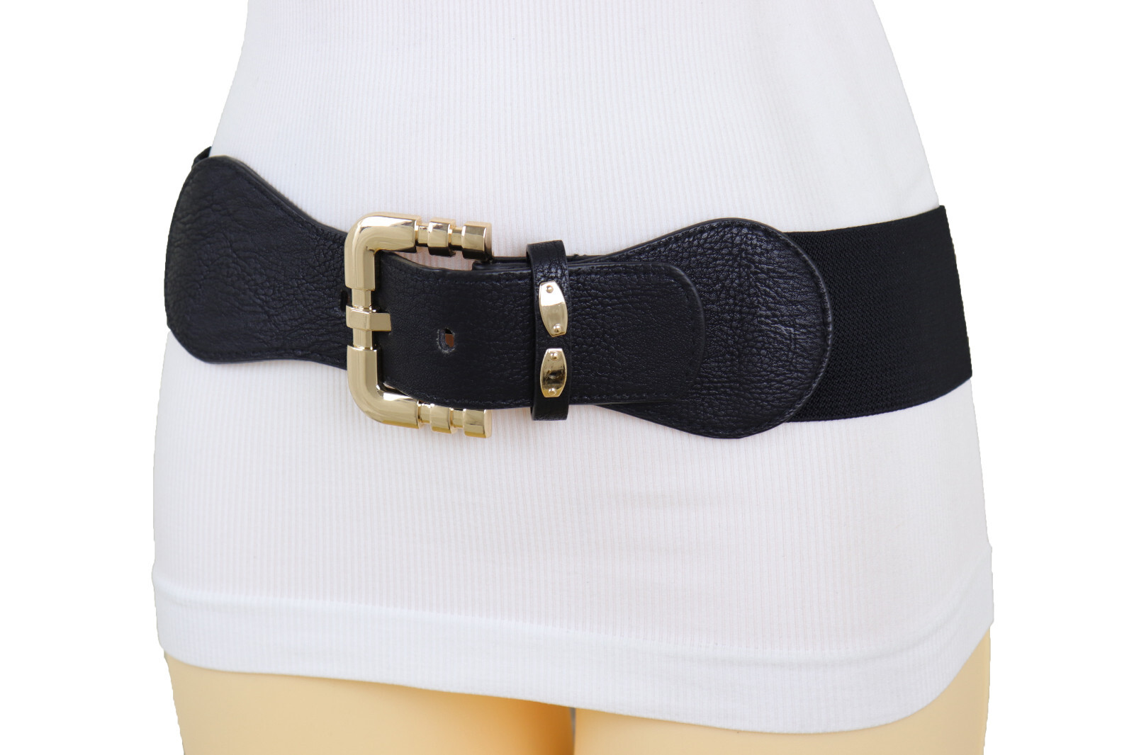 zoe roller belt black×gold ZOE Roller belt gold ×black