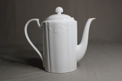 1 MIKASA Ultra Cream Bone China Serving Pot, Hampton Bays, Embossed Shells