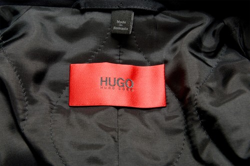 Pre-owned Hugo Boss Men's "midais1941" Black Button Down Jacket Coat